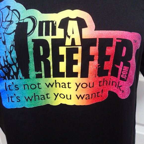 I'm a Reefer T shirt Fish related Size Medium - Picture 4 of 5